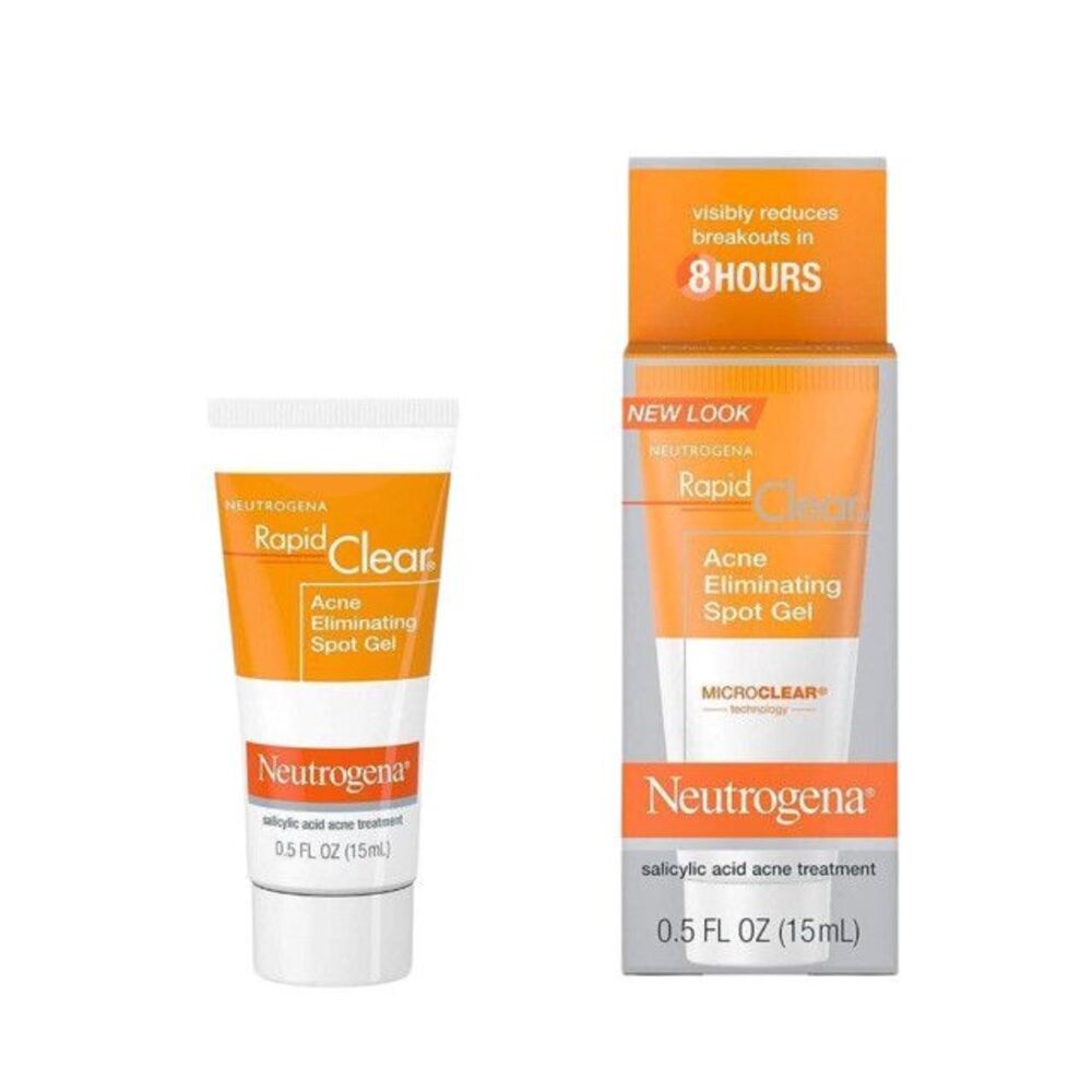 Neutrogena Rapid Clear Acne Eliminating Spot Gel Salicylic Acid 0.5 oz Exp 9/27